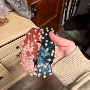 FREE WITH PURCHASE or $5! Elegant Pearl-Embellished Headbands